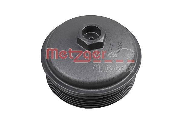 Cubierta, caja filtro de aceite (Cuerpo filtro de aceite) METZGER ref. 2370054